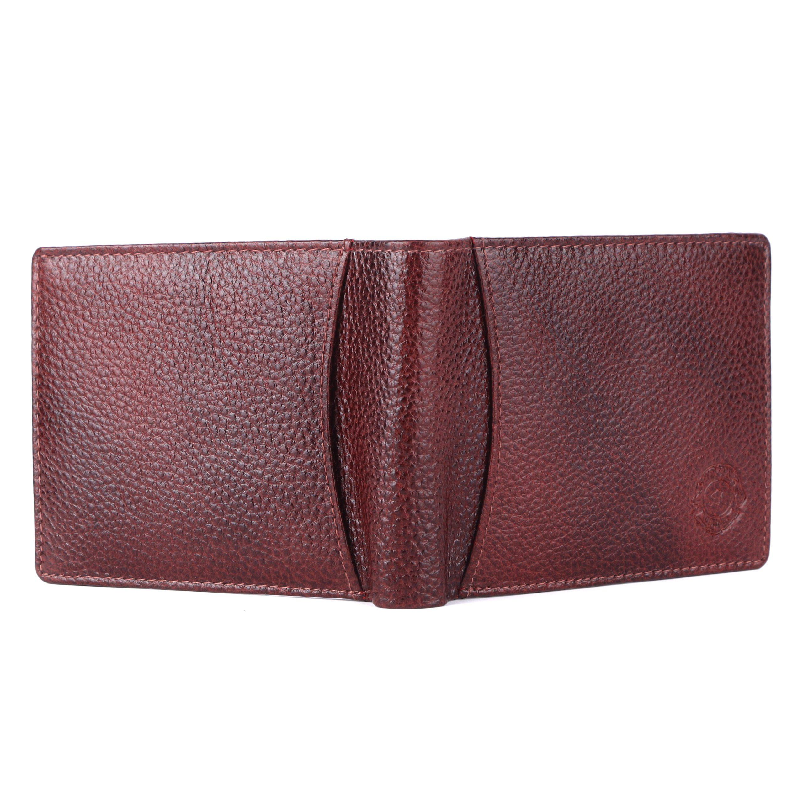 klauss elegant leather wallet – dark brown klauss elegant leather wallet – dark brown