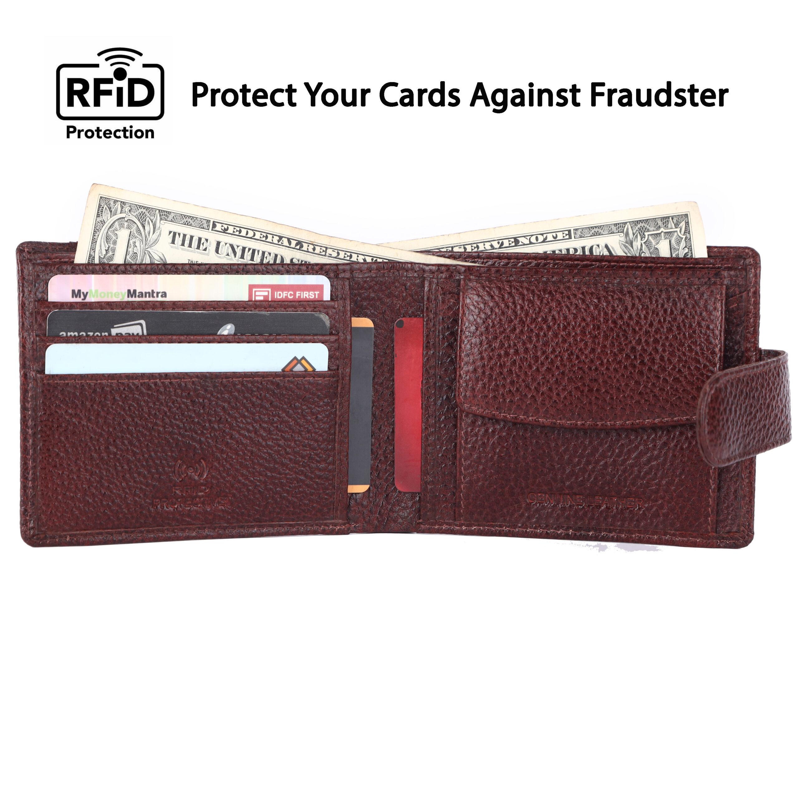 KLAUSS Premium Leather Wallet – Crafted for Everyday Elegance – Dark Brown - Image 7