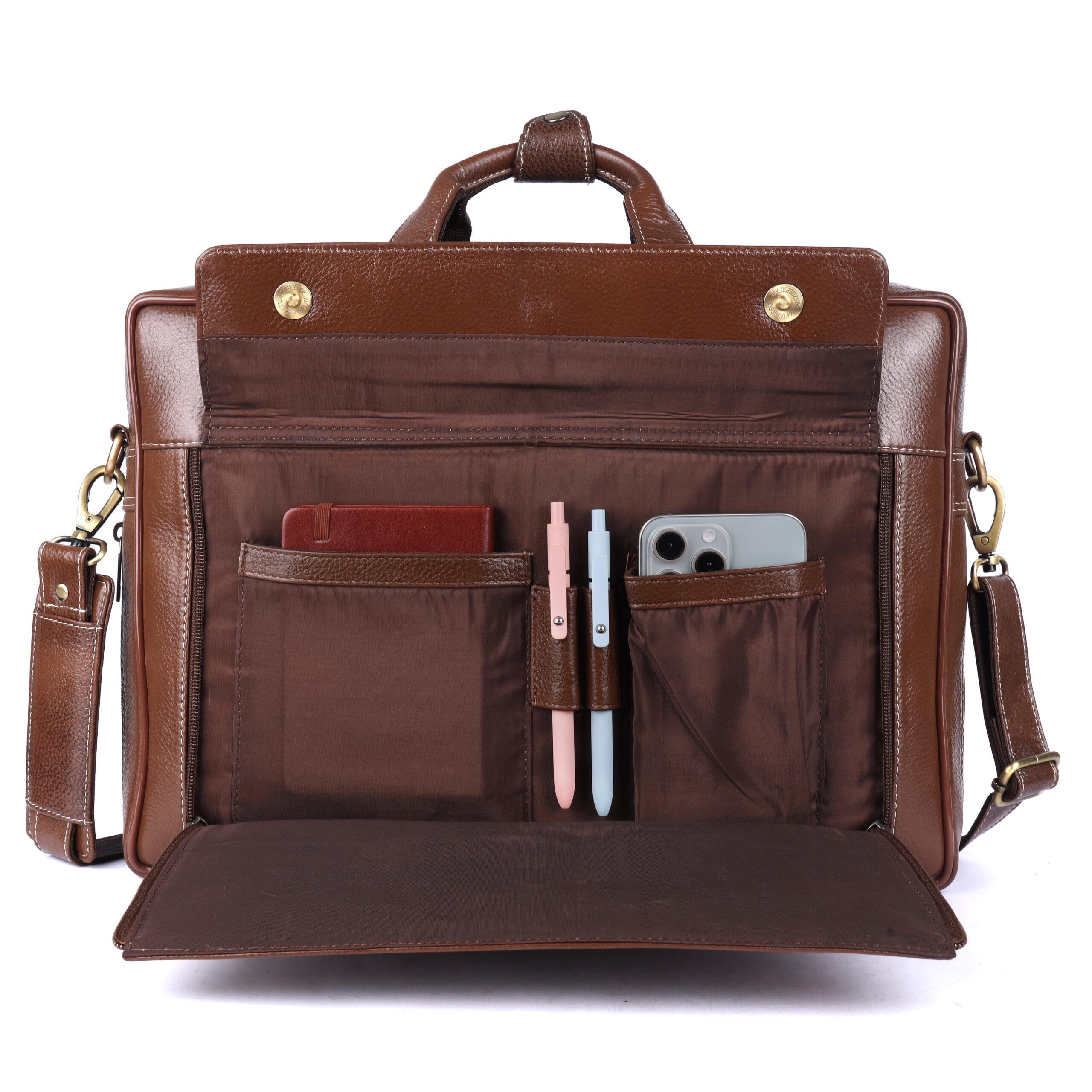 Home Modern Brown Laptop Bag
