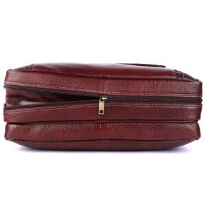 klauss premium leather laptop bag – brown
