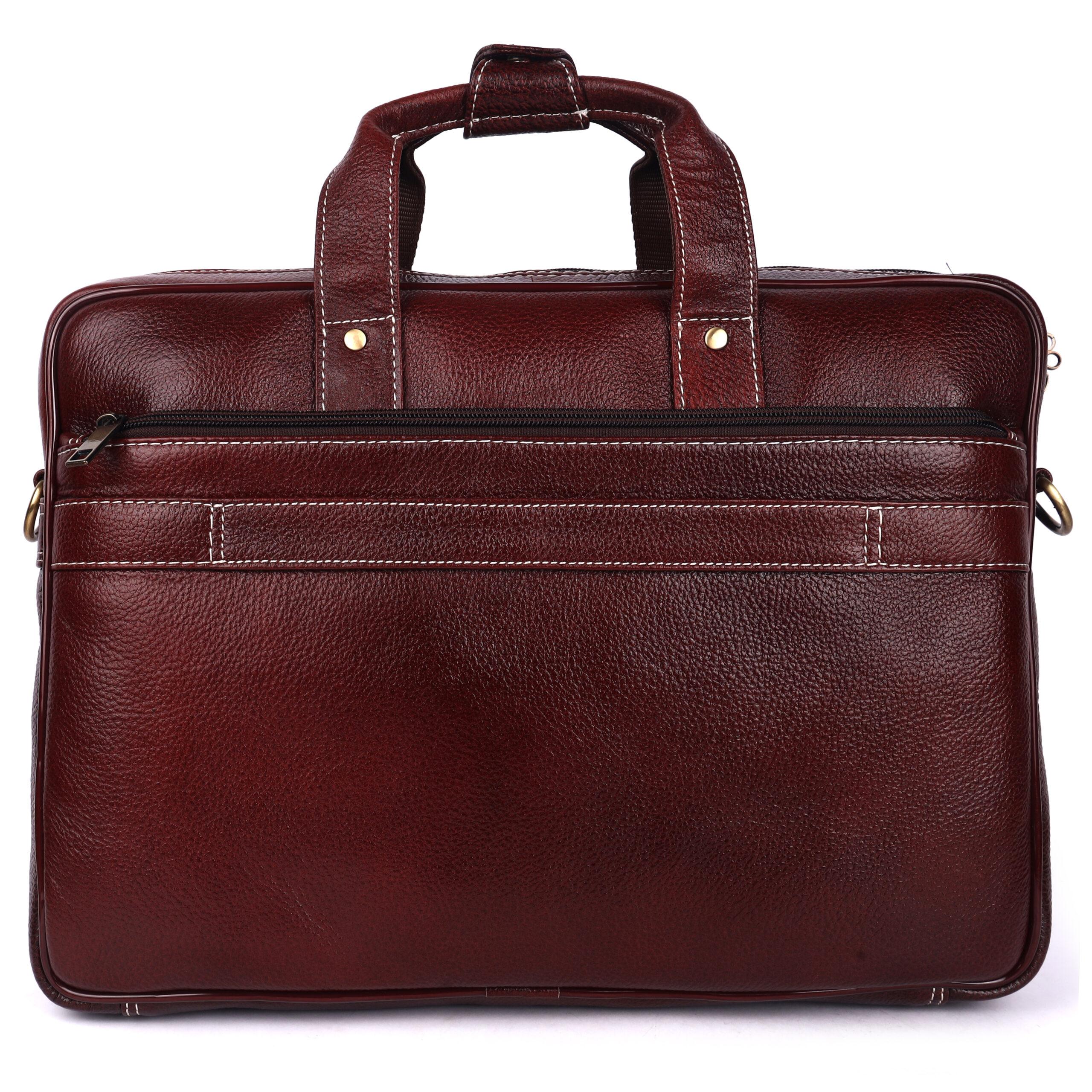 klauss executive 16 inch leather briefcase streamlined single compartment klauss executive 16 inch leather briefcase streamlined single compartment